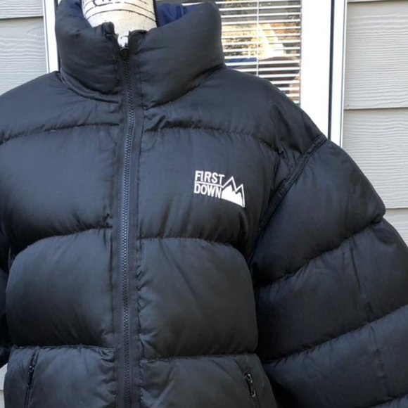 Vintage Jackets & Blazers - VINTAGE FIRST DOWN  DOWN PUFFER JACKET COAT